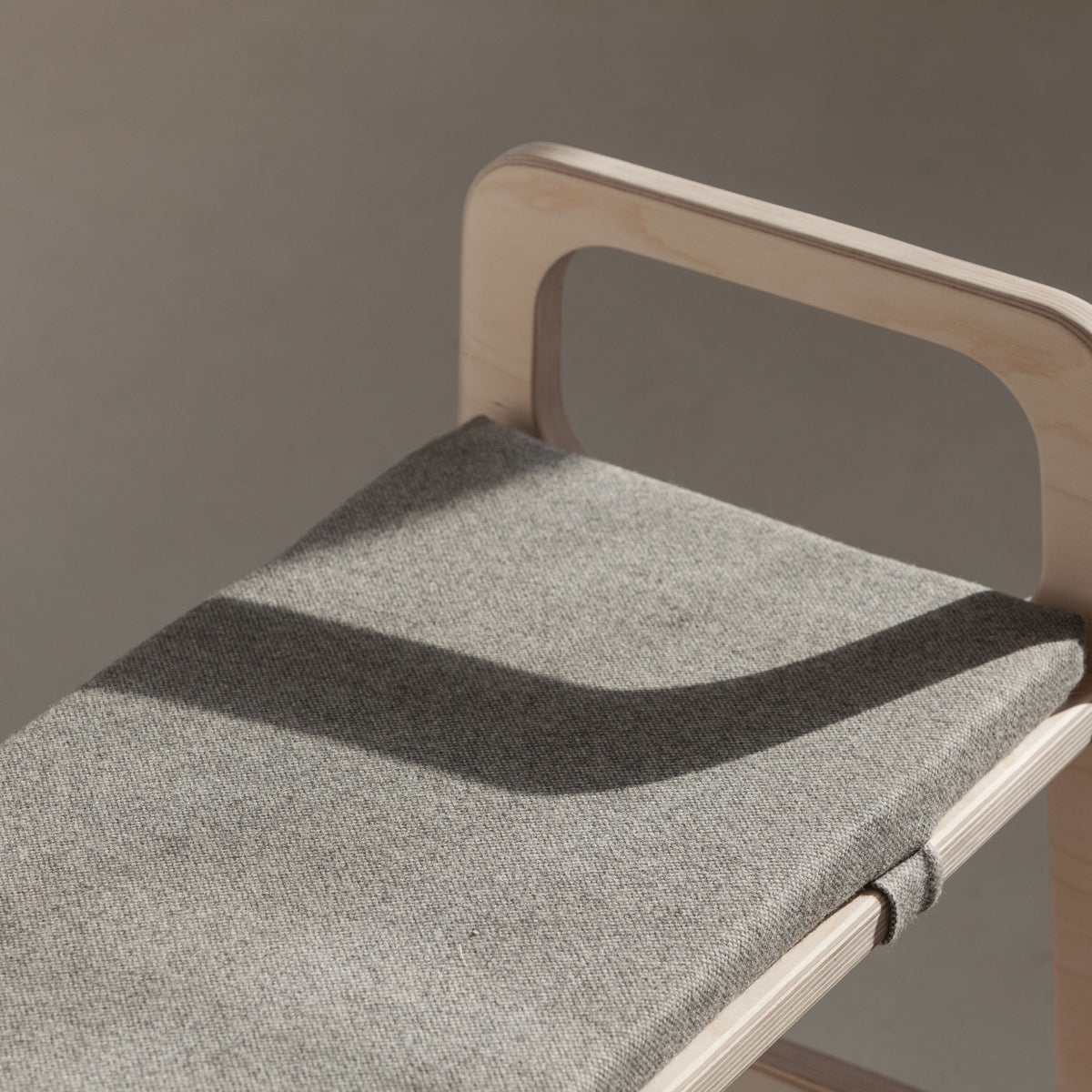 Bench with cushion