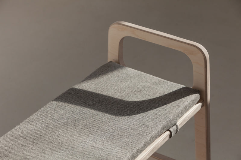 Bench with cushion