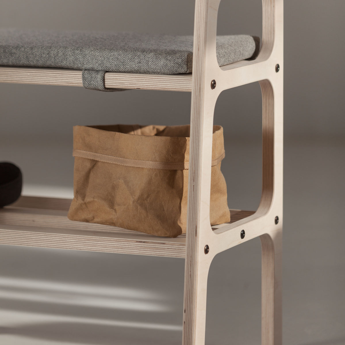 Bench with cushion