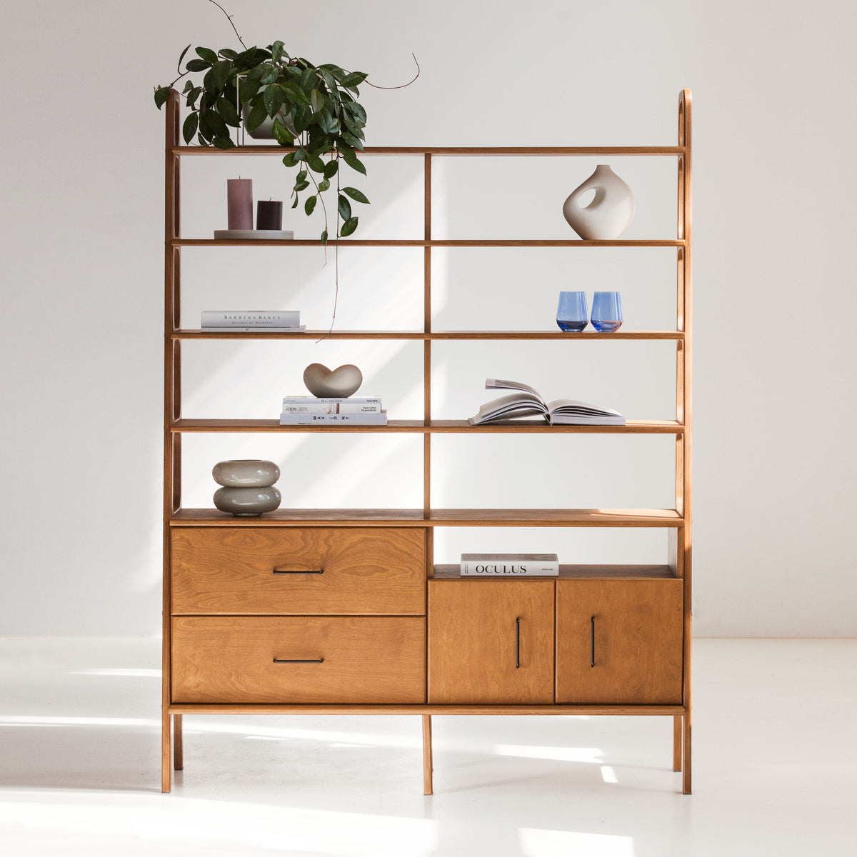 Modular Wall Unit, in birch plywood