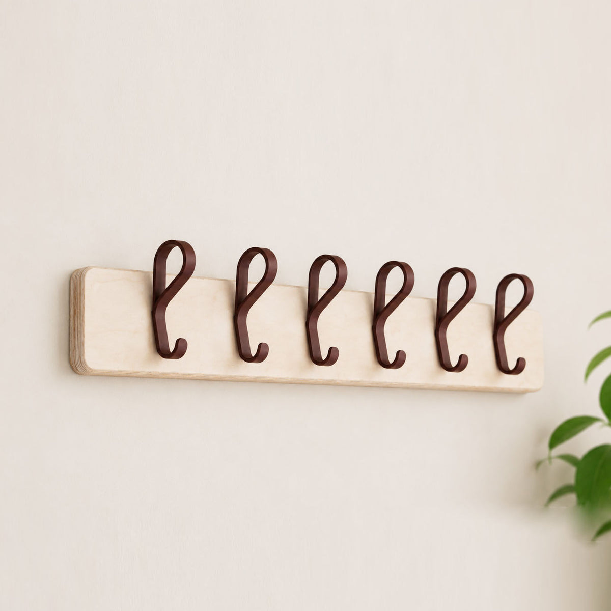 Wall Coat Rack · 100 cm · Loop Hooks