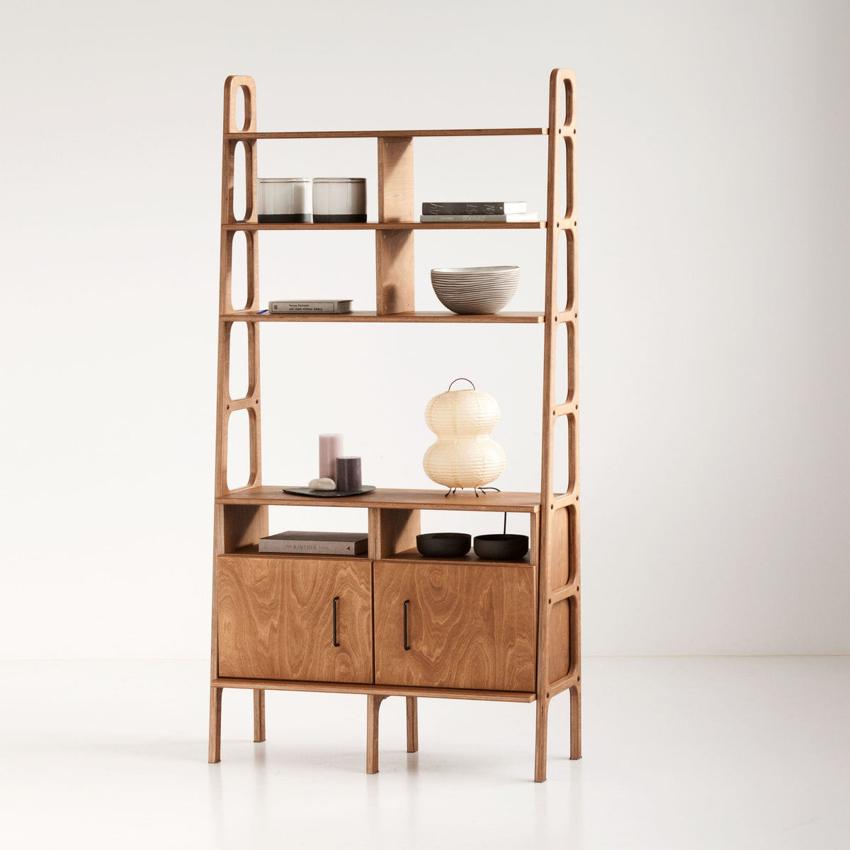 Maxi Bibliothèque · 97 cm · niche ouverte + niche ouverte