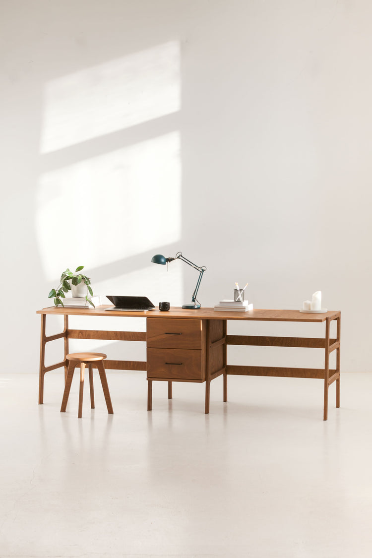 Desk with drawers
