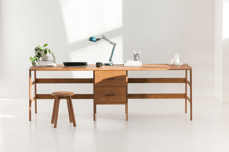 Desk with drawers