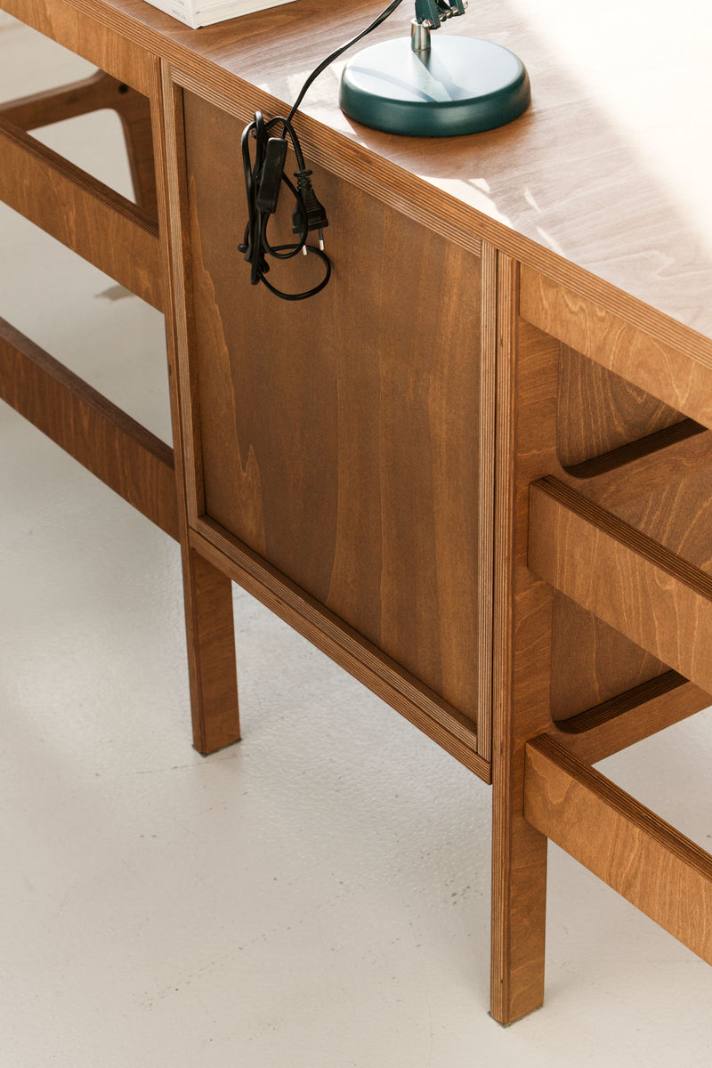 Desk with drawers