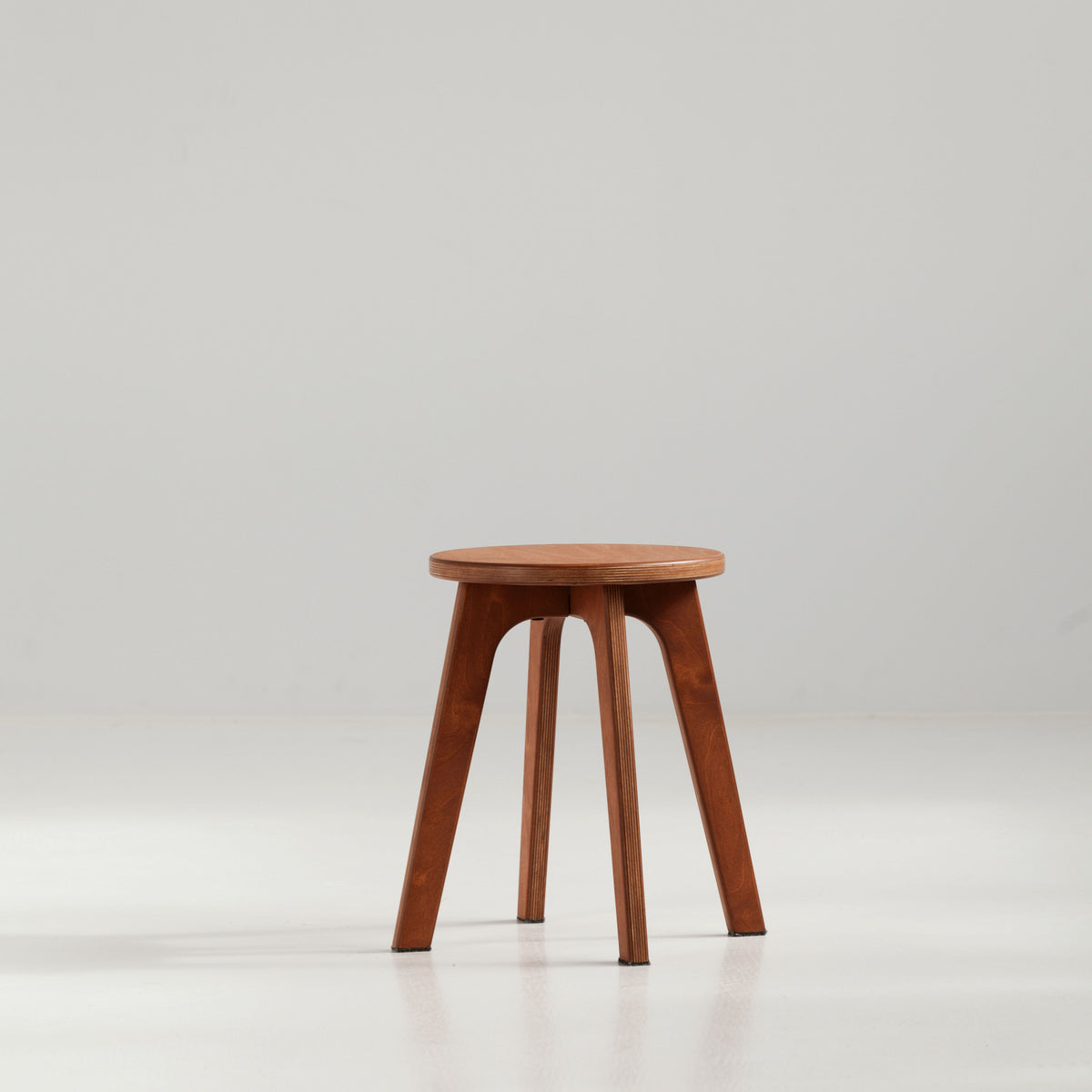 Stool TEAK, in birch plywood (view 2)