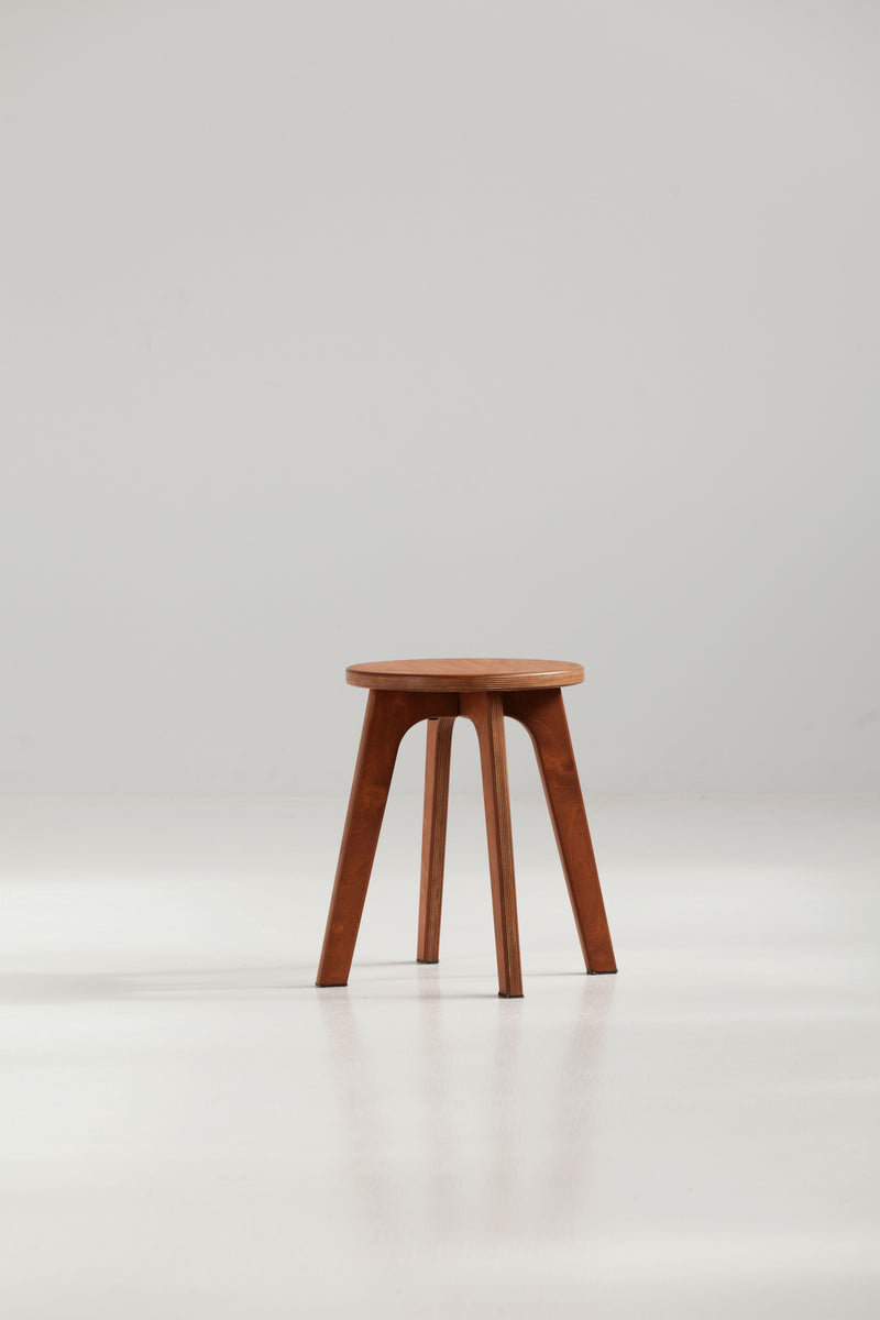 Stool TEAK, in birch plywood (view 2)
