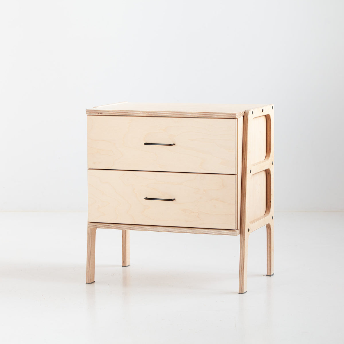 Bookcase Mini with drawers TRANSPARENT
