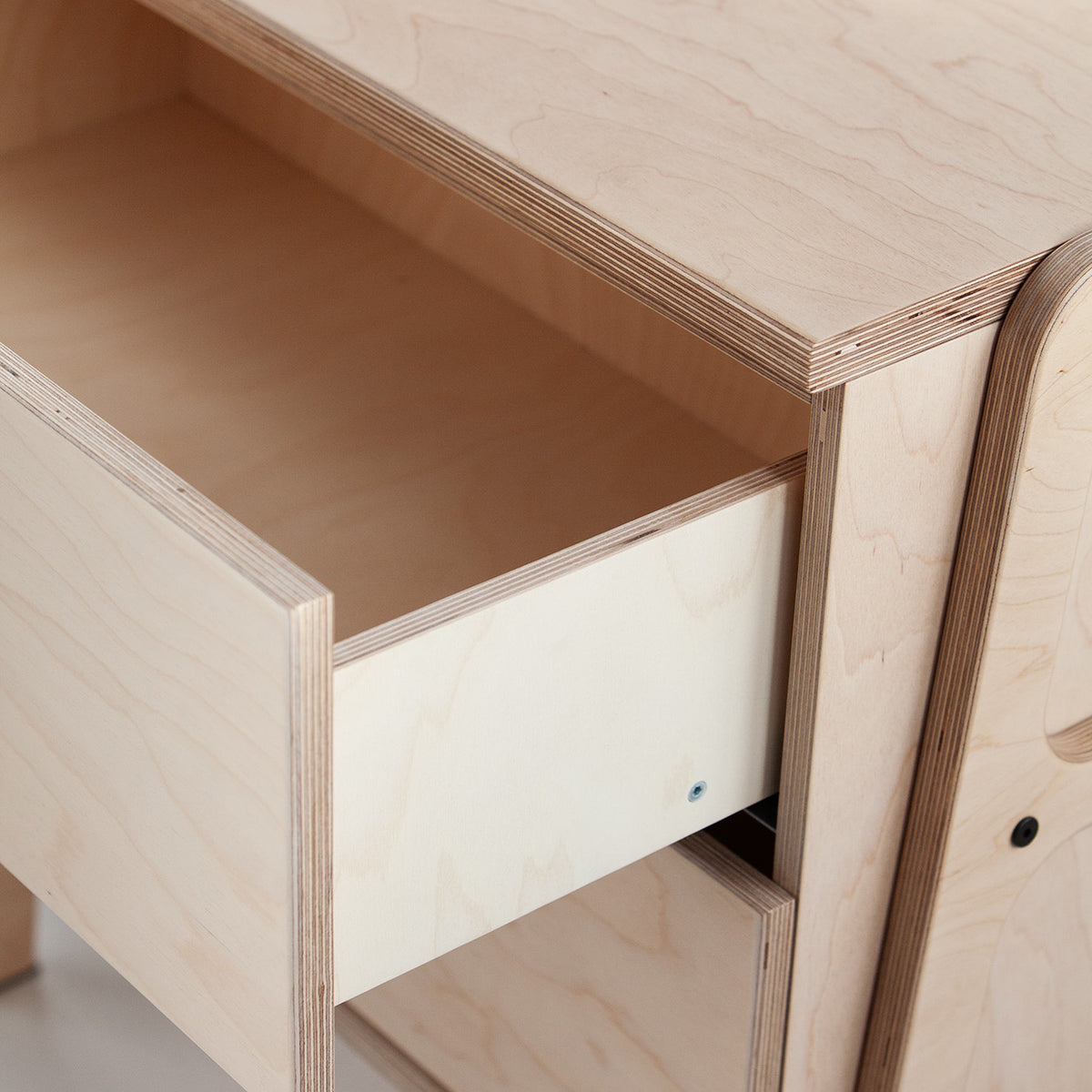 Bookcase Mini with drawers TRANSPARENT