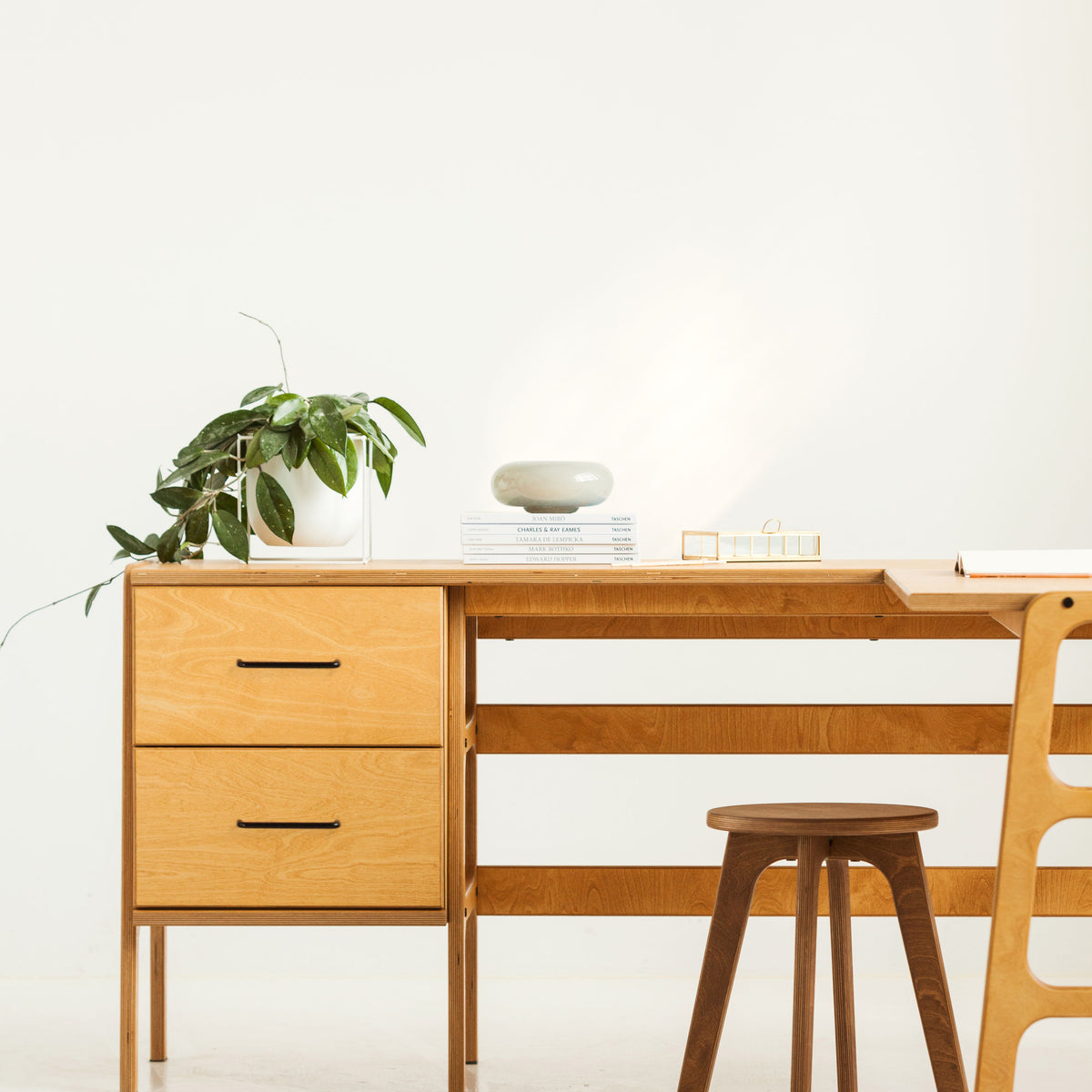 L-Shape Desk 13 with drawers