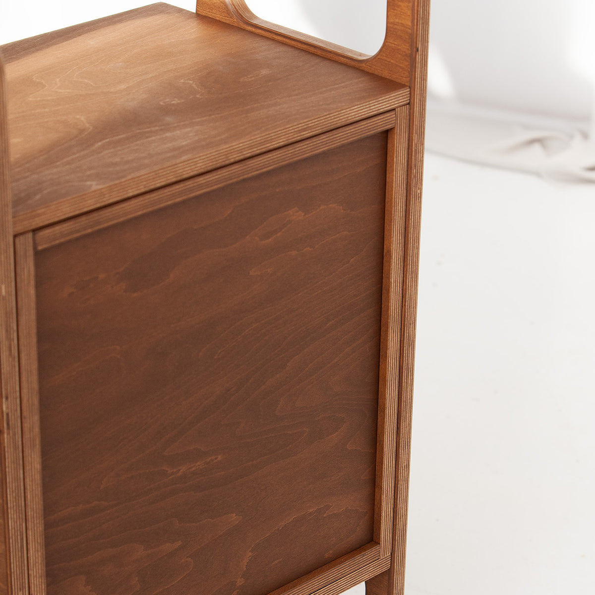 Bookcase Mini with drawers W51 WALNUT