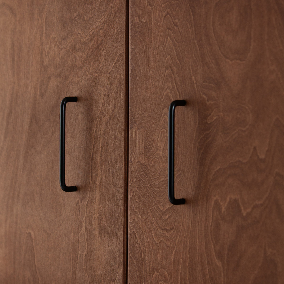 Bookcase Maxi W74 with two cabinets WALNUT