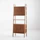 Bookcase Maxi W74 with two cabinets WALNUT