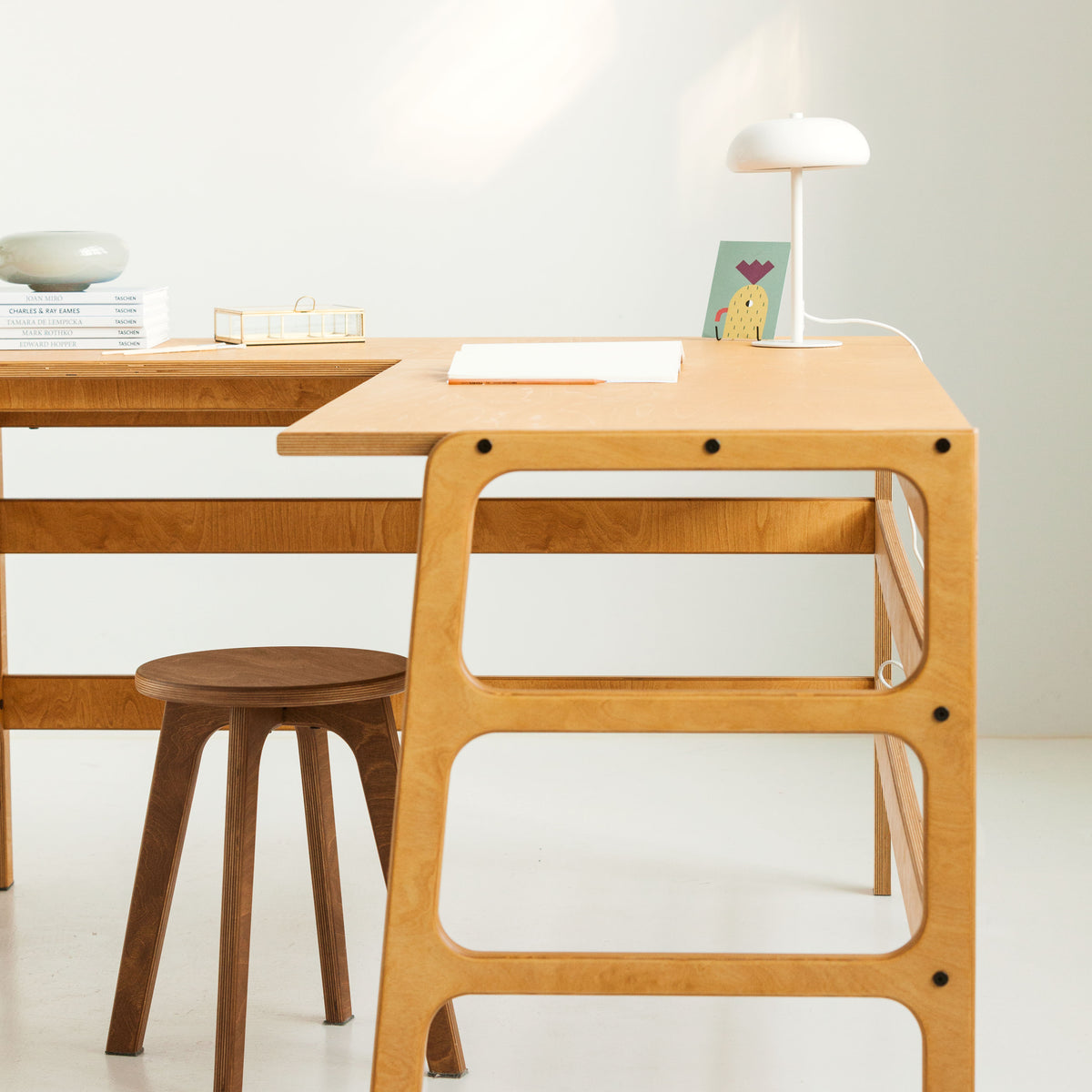 L-Shape Desk 13 with drawers