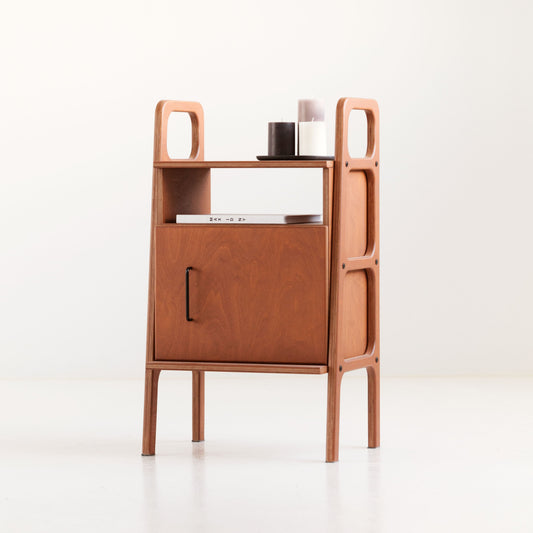 Bookcase Mini with cabinet open