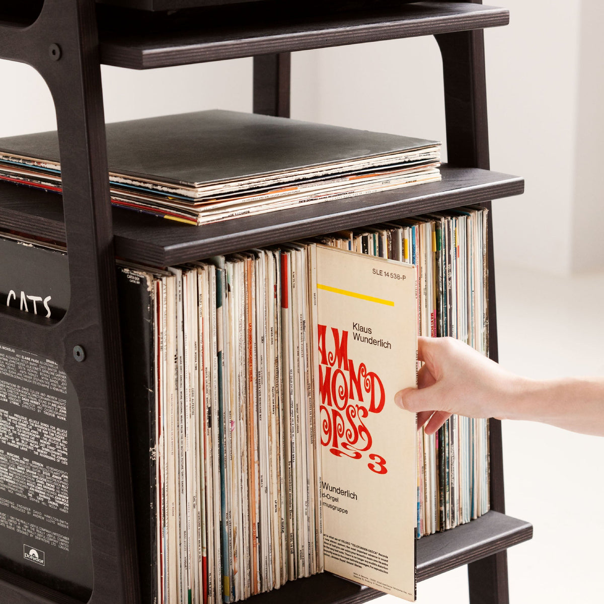 Bookcase Mini with vinyl space