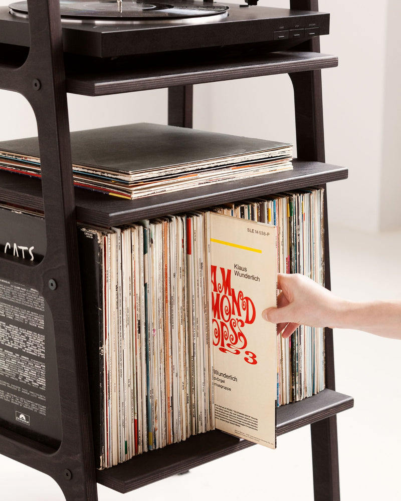Bookcase Mini with vinyl space