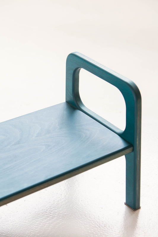 Bench for kids VELVET GREEN