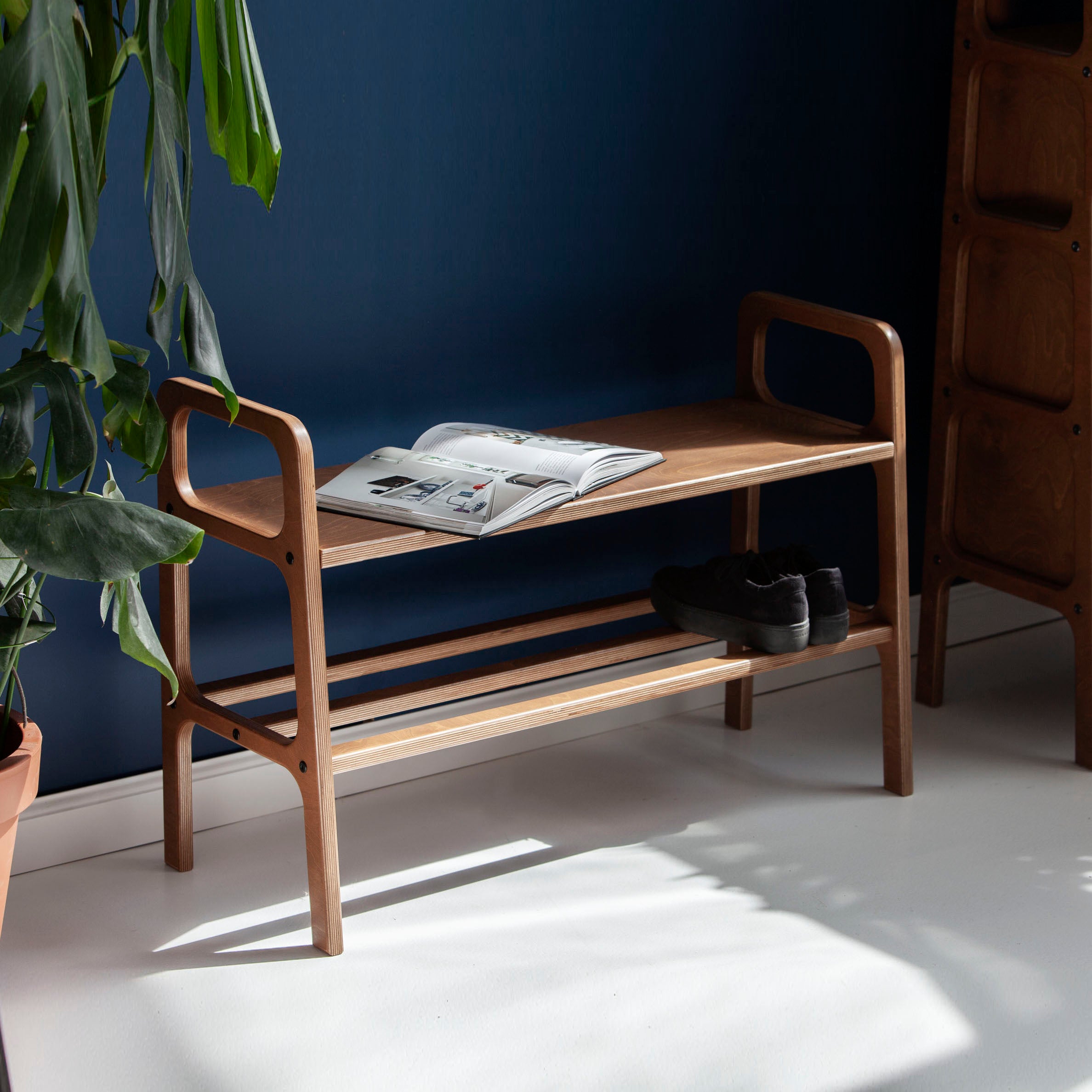 Japandi shoe bench (4 widths, 2 base options) | Plywood Project