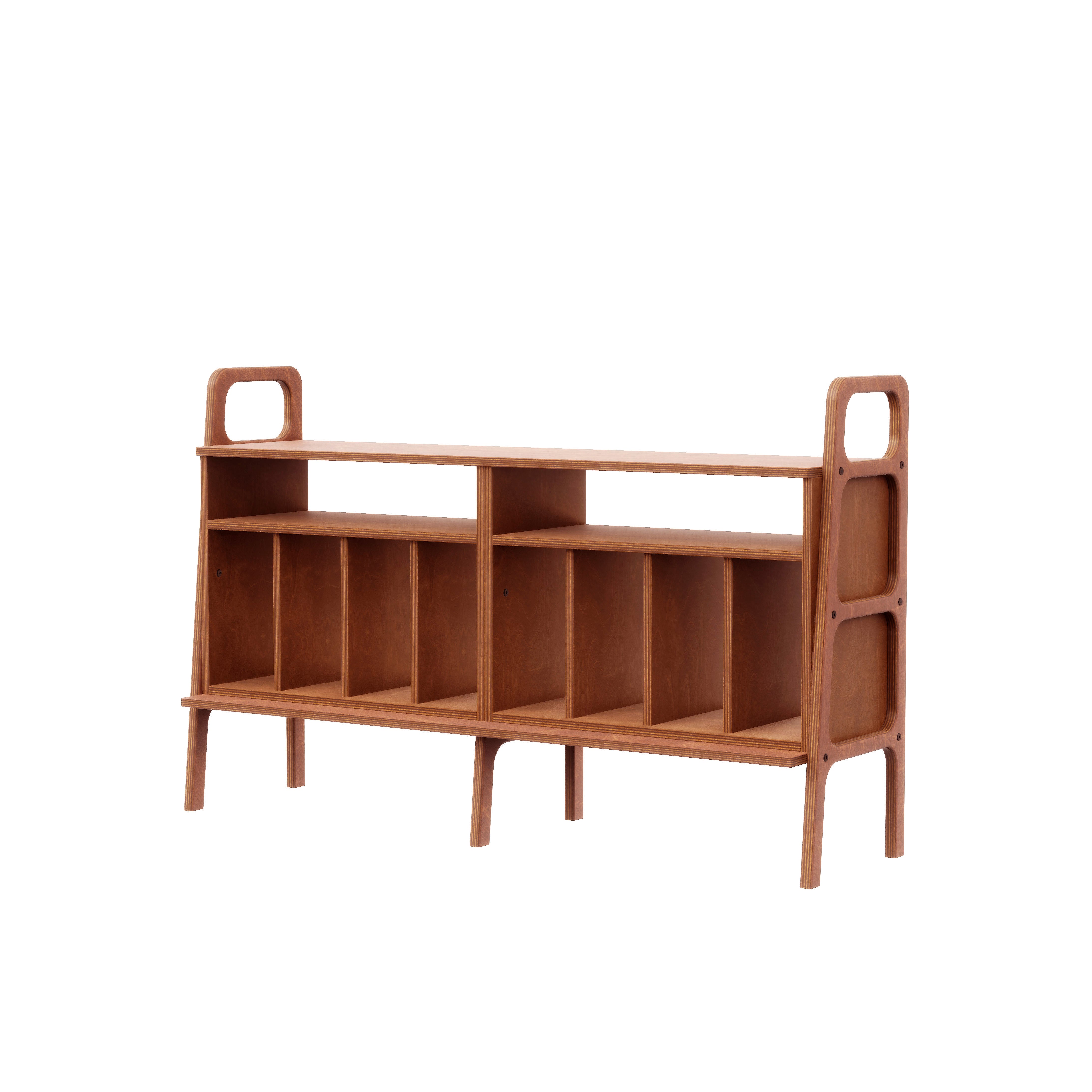 Mid-century record cabinet – Sideboard 690 VII for vinyl storage