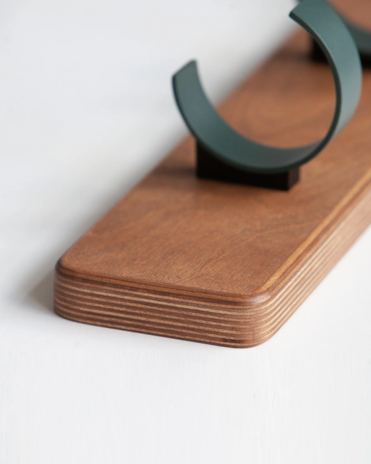 Wall Coat Rack · 100 cm · Round Hooks
