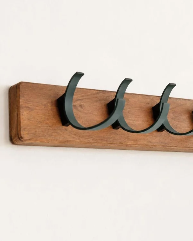 Wall Coat Rack · 100 cm · Round Hooks