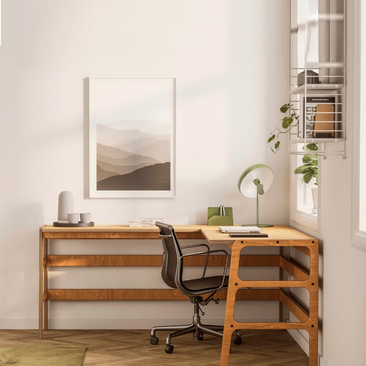 Mid-Century L-Shape Desk · 49/49