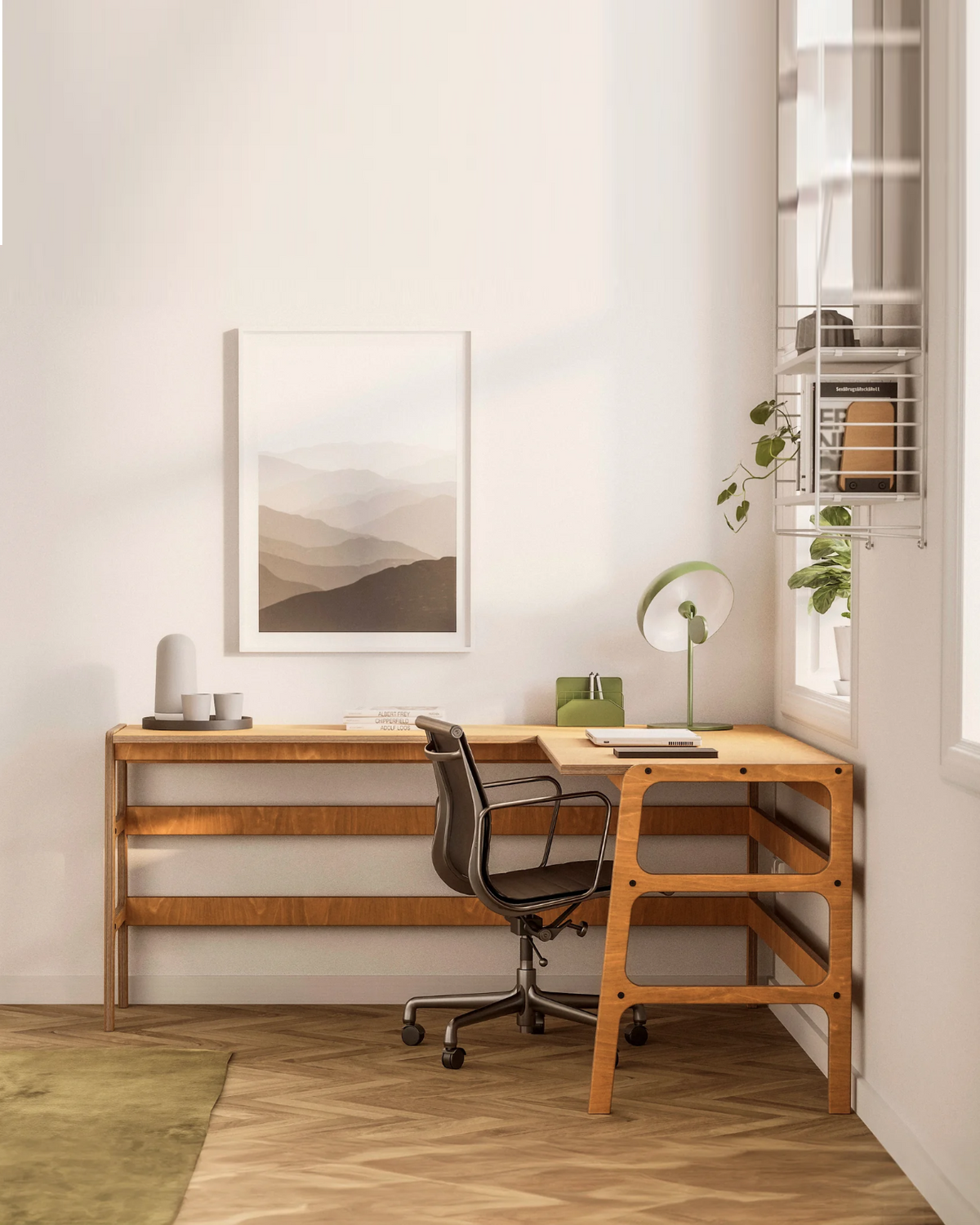 Mid-Century L-Shape Desk · 49/49