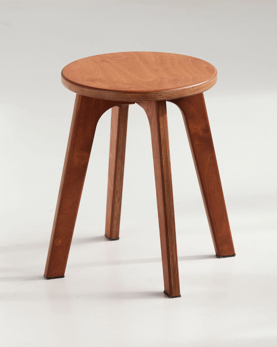 Sgabello mid-century · tondo