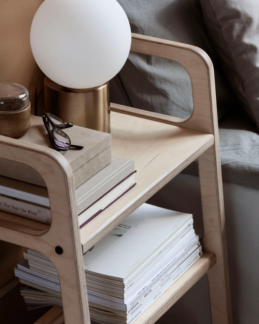Sgabello-panca mid-century · 51 cm