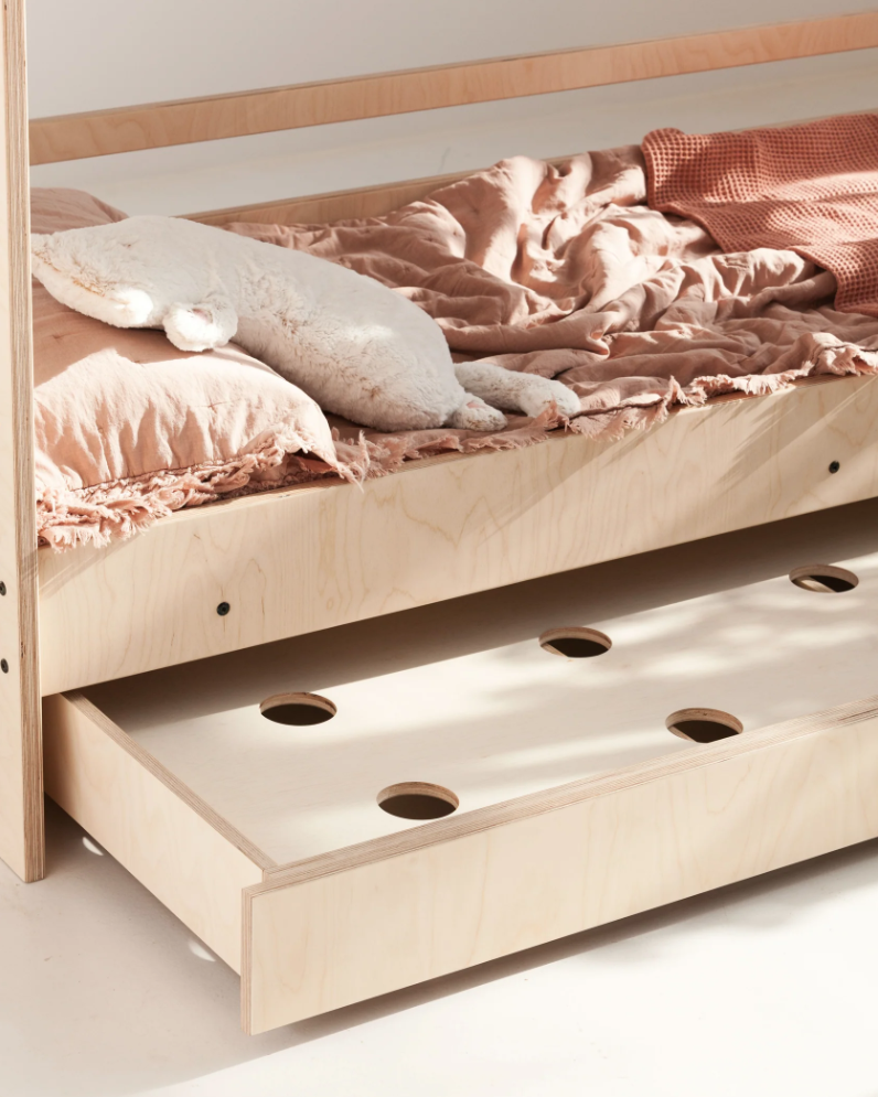 Mid-Century Bunk Bed · 200 × 72 cm