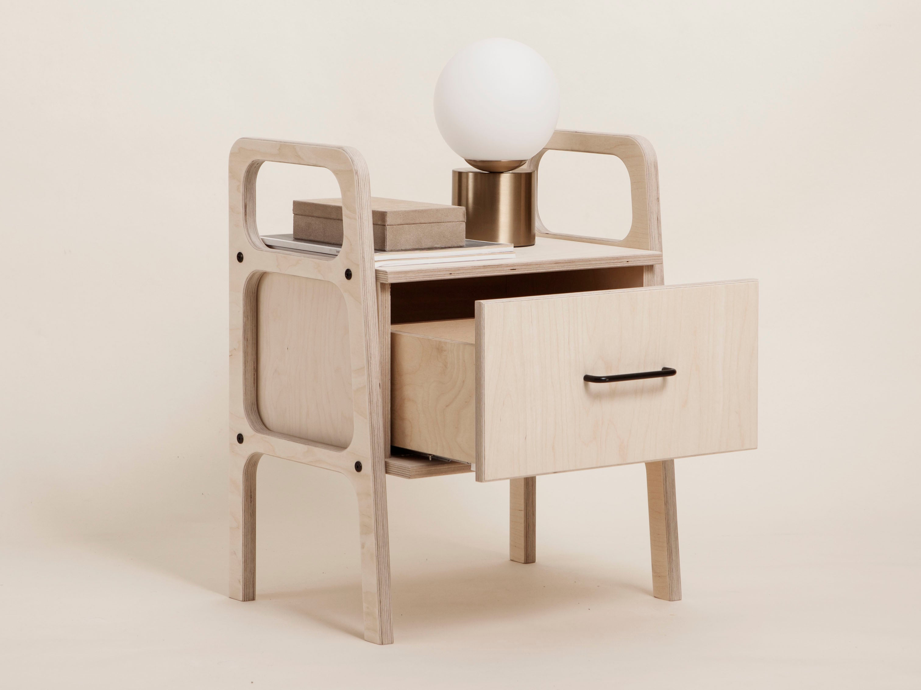Plywood nightstand discount