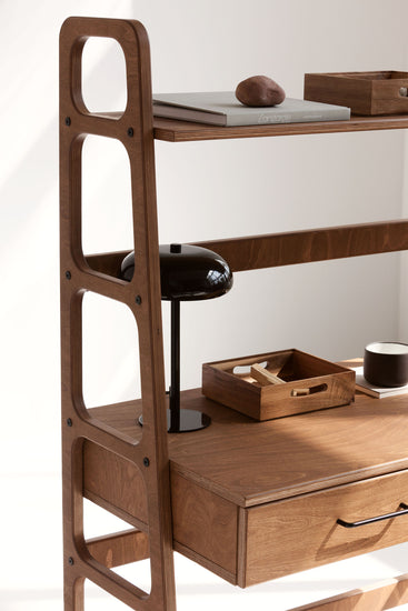 bookcase-desk-walnut-with-drawers-high-desk-detail
