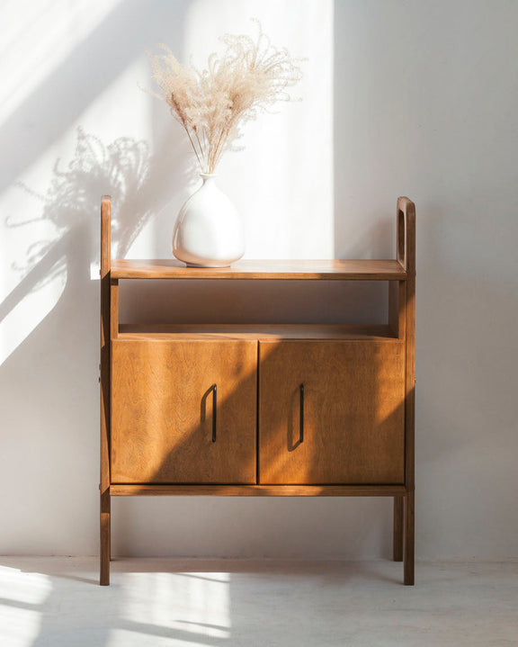 bookcase-mid-century-wooden-wood