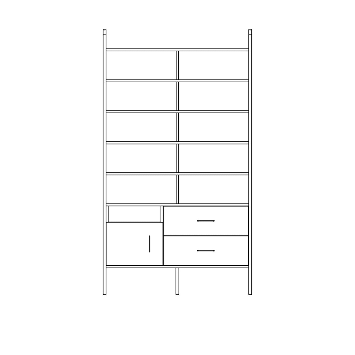 Bücherregal Maxi W120 II 