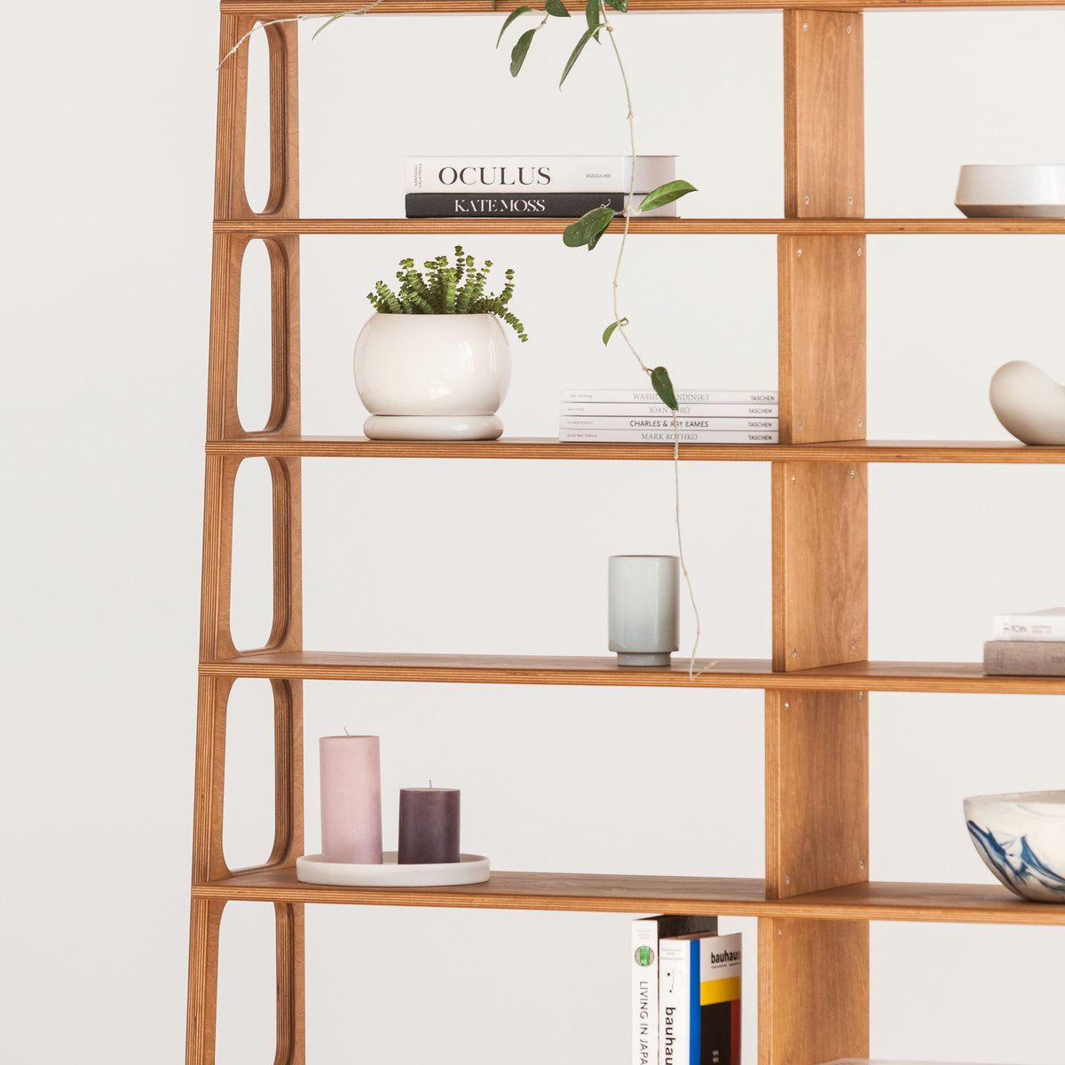 Bookcase Double Maxi Plus with 8 shelves
