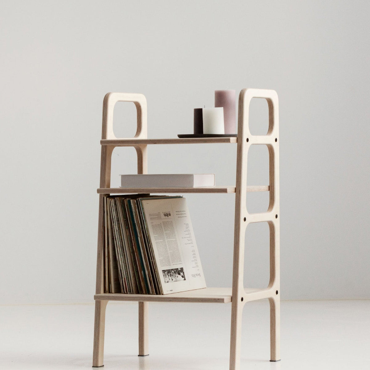Bookcase Mini with vinyl space