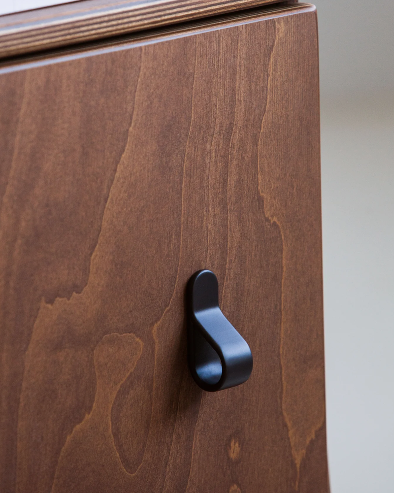 Belt knob brown
