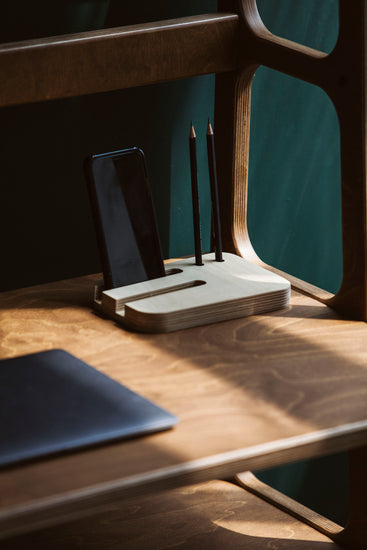 closeup-modern-wooden-scandinavian-desk
