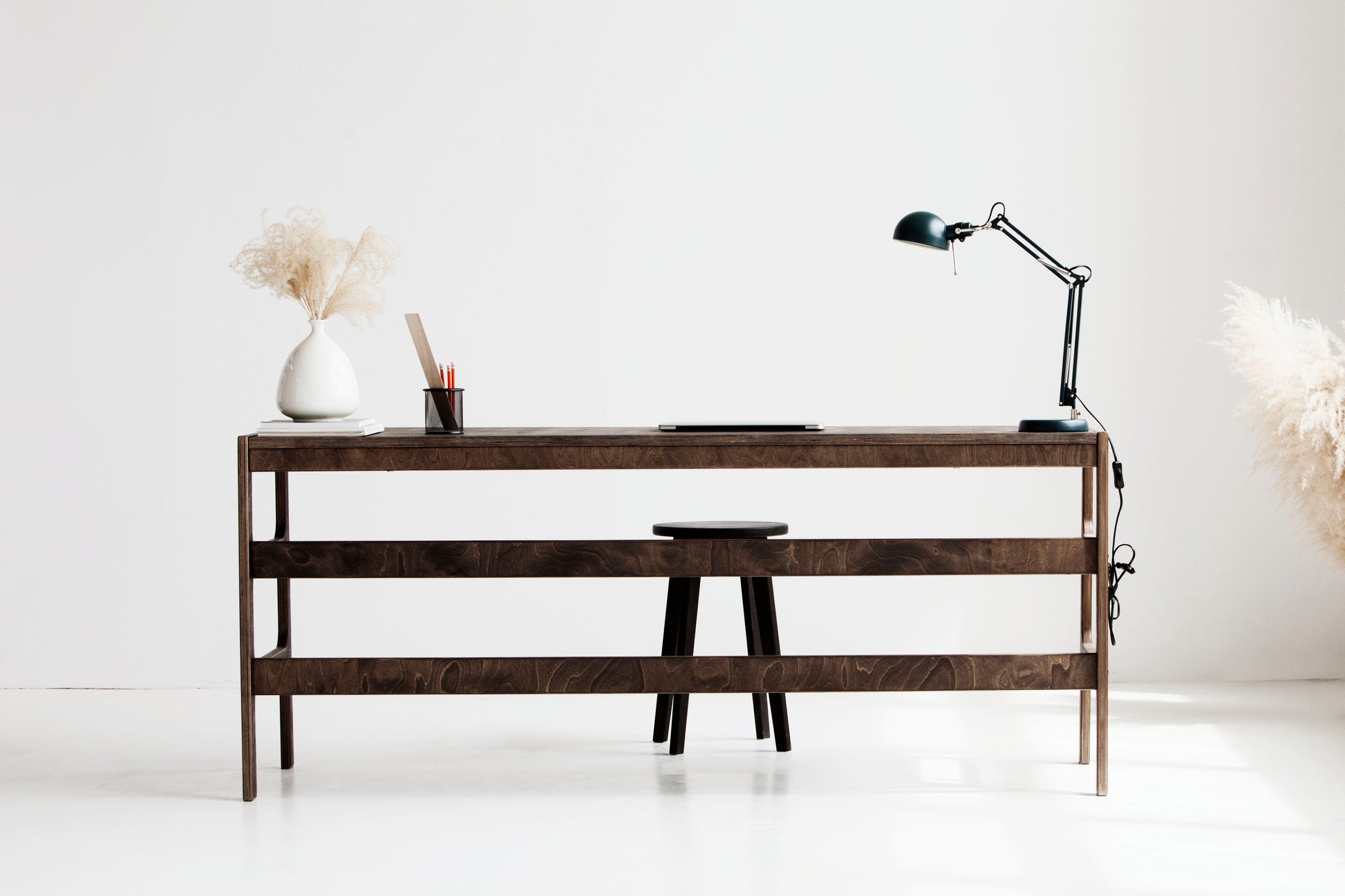 dark-wooden-desk-mid-century-design