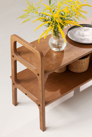 detail-of-handmade-wooden-mid-century-modern-tv-stand-walnut