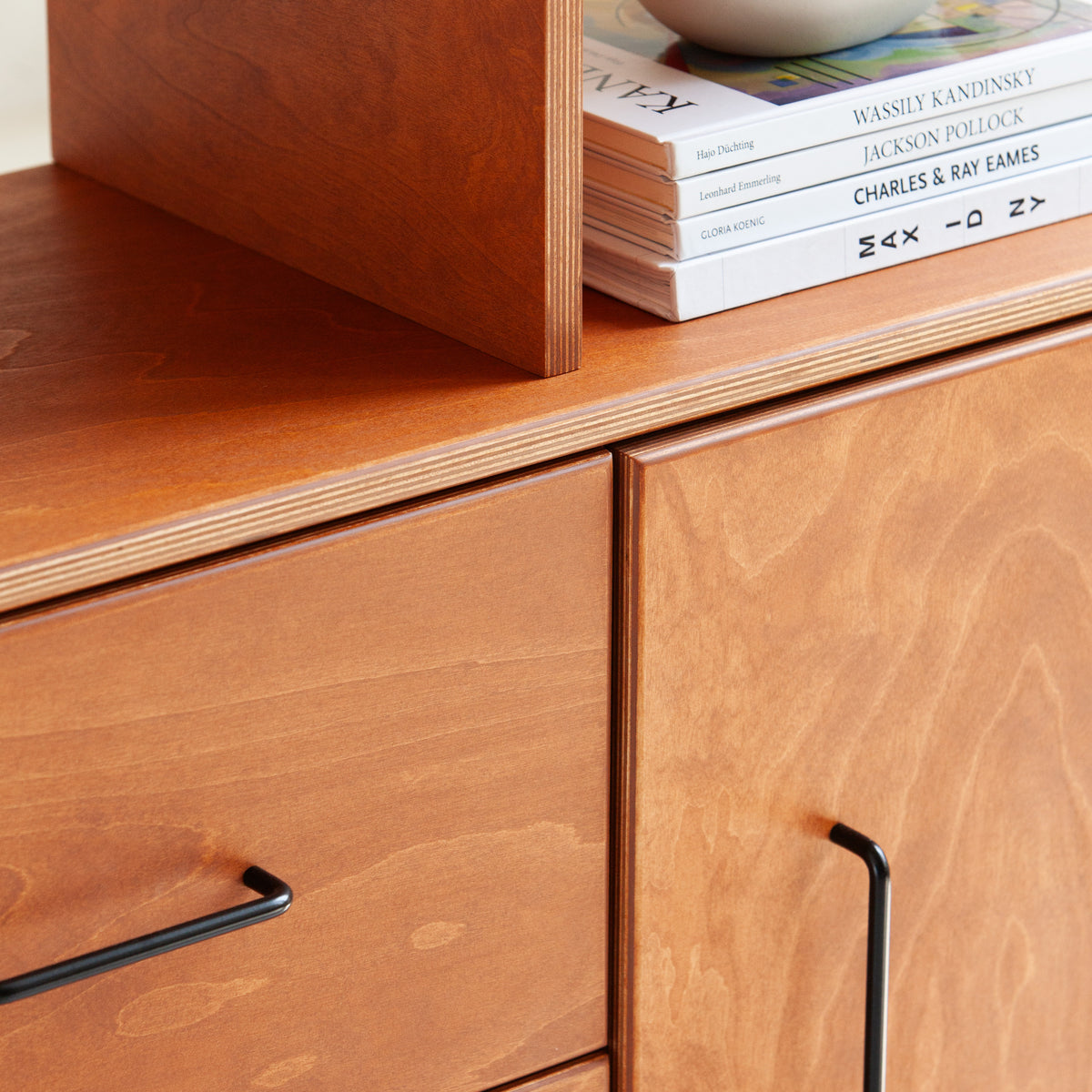 Midlite Bookcase · 97 cm · Drawers + Cabinet