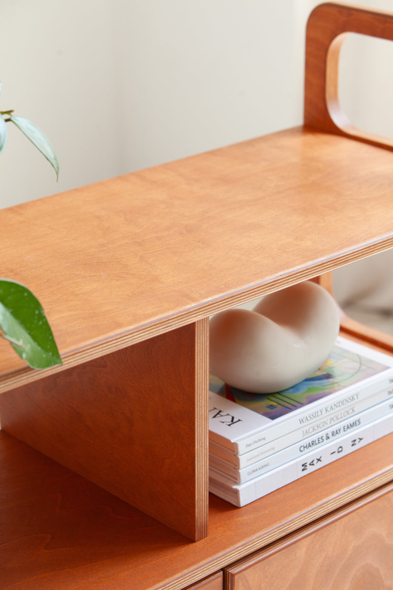 Midlite Bookcase · 97 cm · Drawers + Cabinet