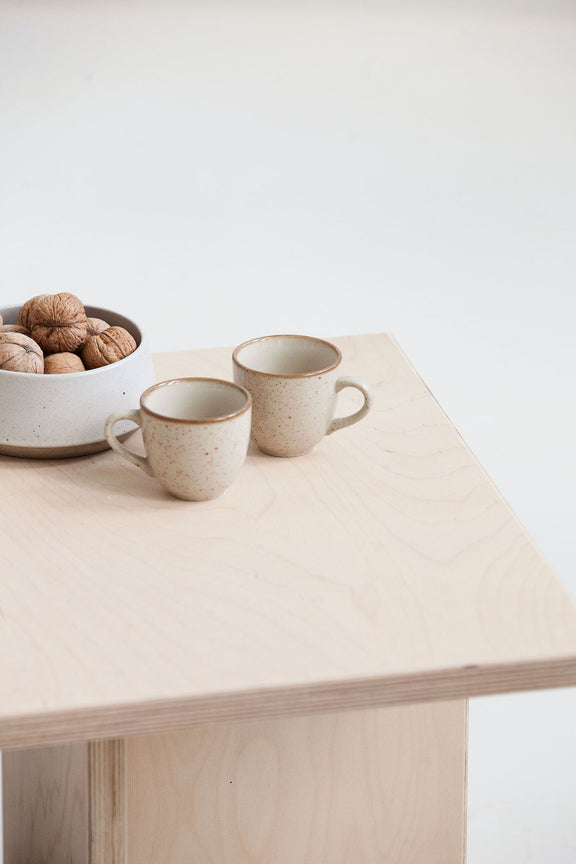 Minimalist Nordic side table Europe modern plywood design