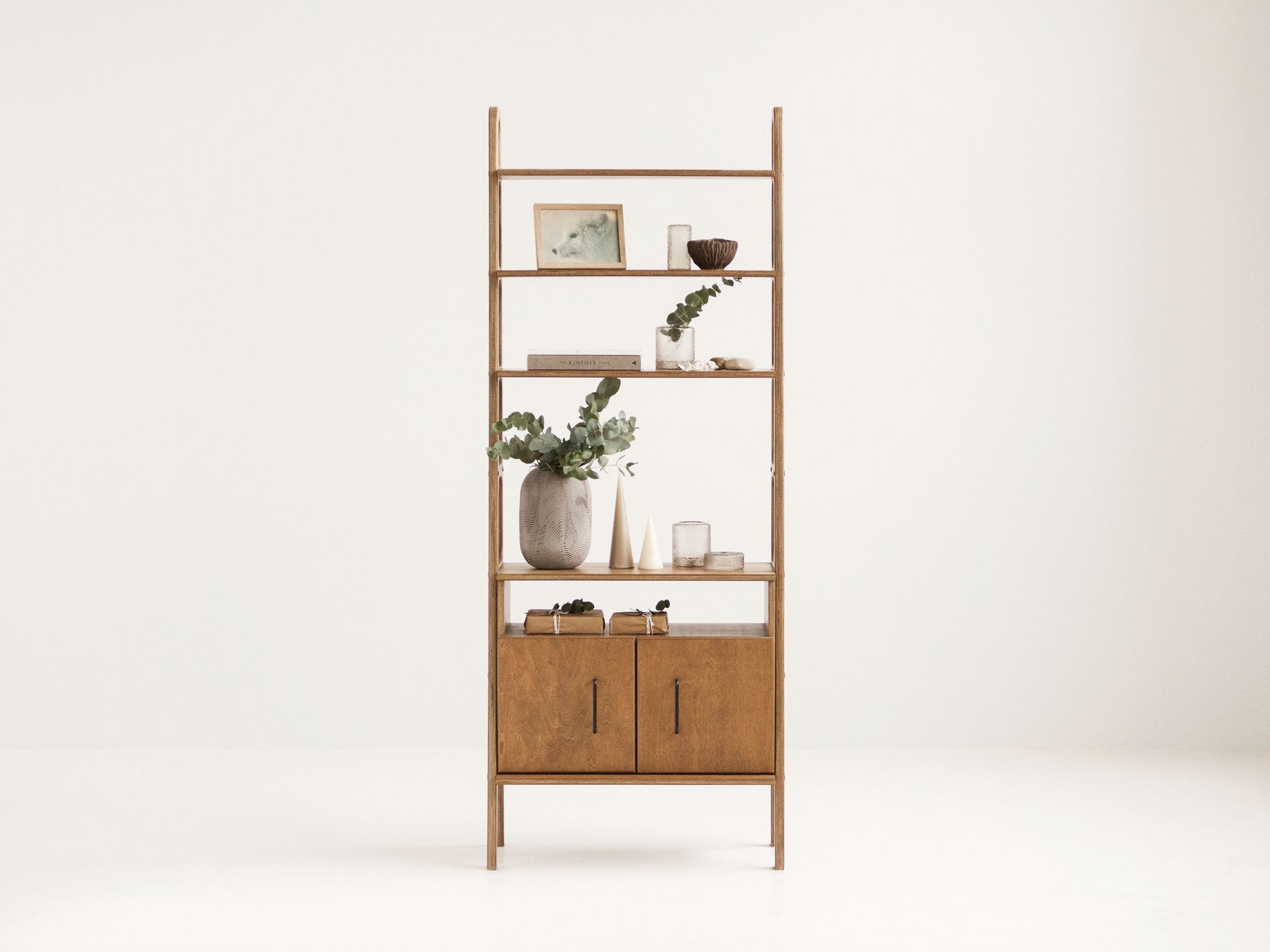     hand-made-wooden-minimalistic-bookcase-with-cabinet