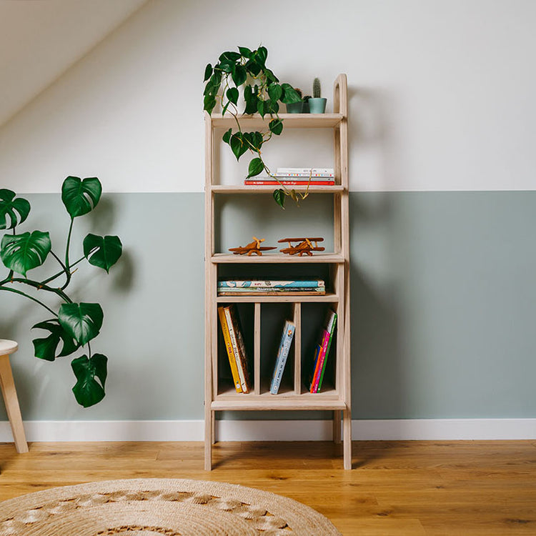 Bookcase Midi with vinyl