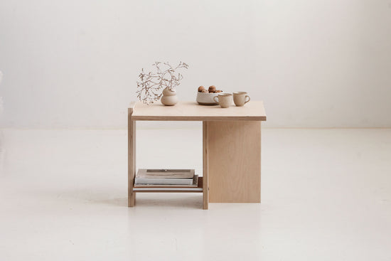Small Scandinavian coffee table handmade in Europe