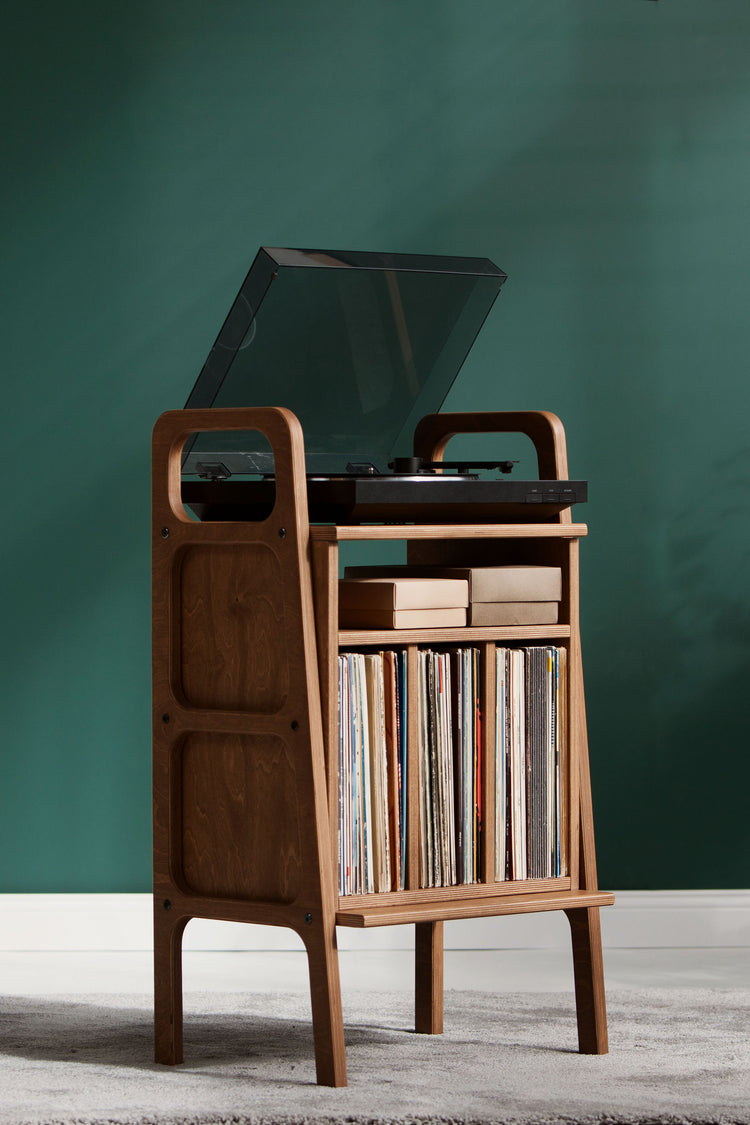 Bücherregal Mini mit Vinyl 