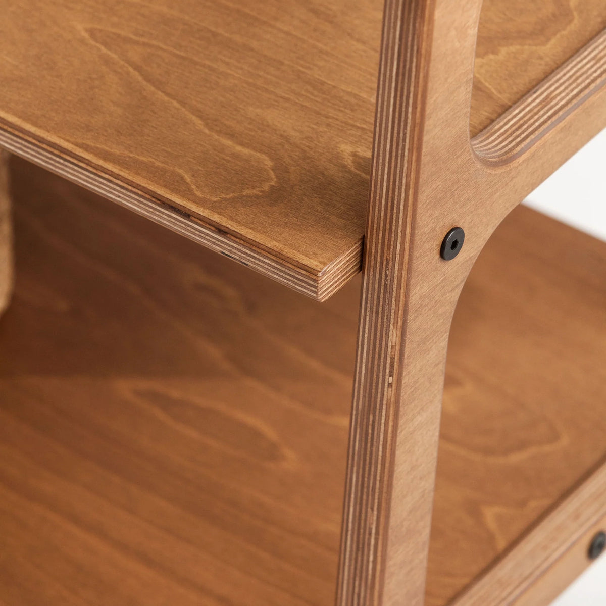 Mid-Century TV Stand · Open