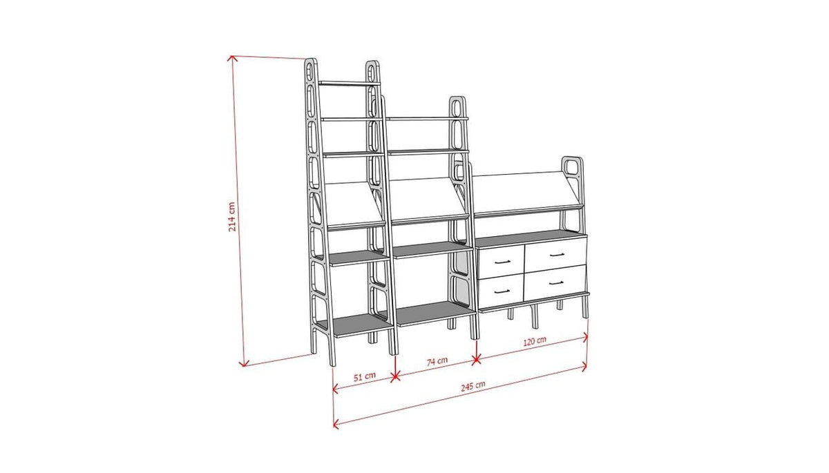 Display Wall Unit · Set XX